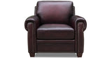 Providence Leather Chair, Caramel Brown