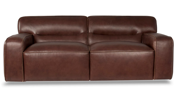 Nylah Leather Sofa Collection, Brown